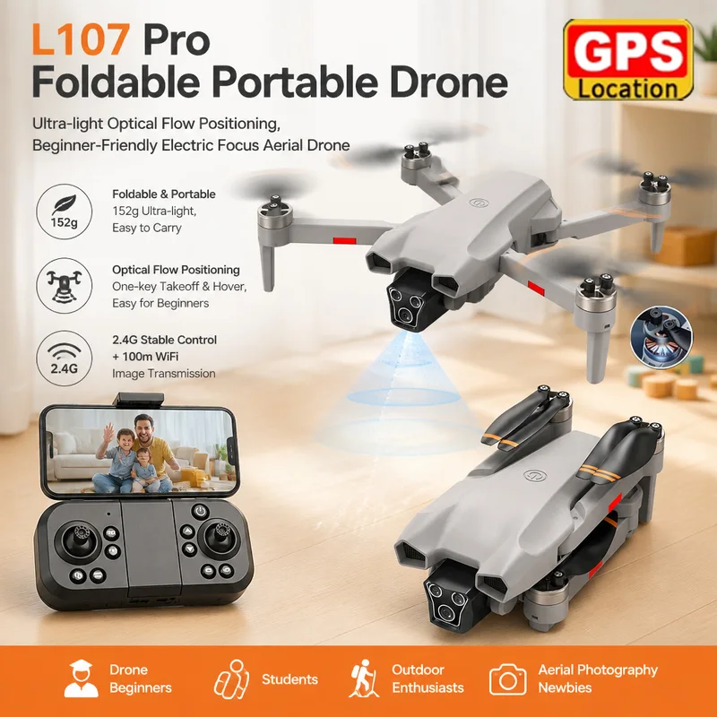 Drone Kit Tricopter - NEW L107 Pro Mini Drone Professional