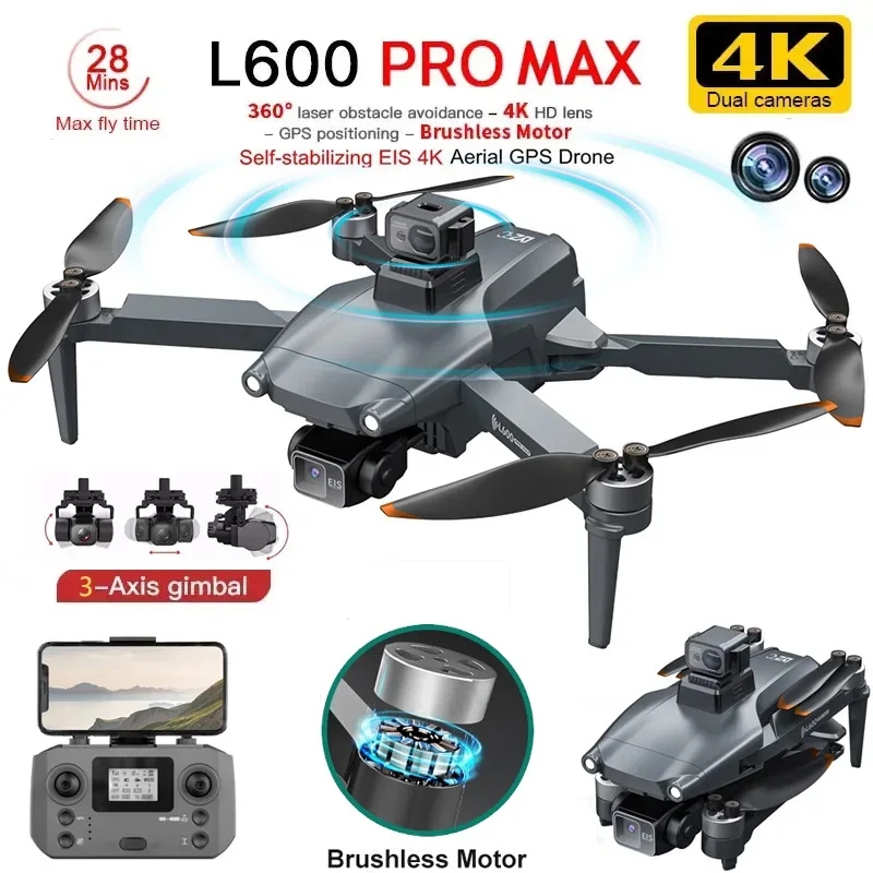 L600 PRO MAX GPS Drone Profess - Drone Kit Professional recension och pris
