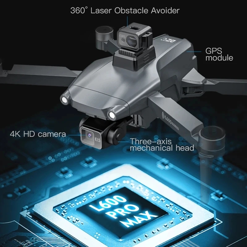 L600 PRO MAX GPS Drone Profess - Drone Kit Professional recension och pris