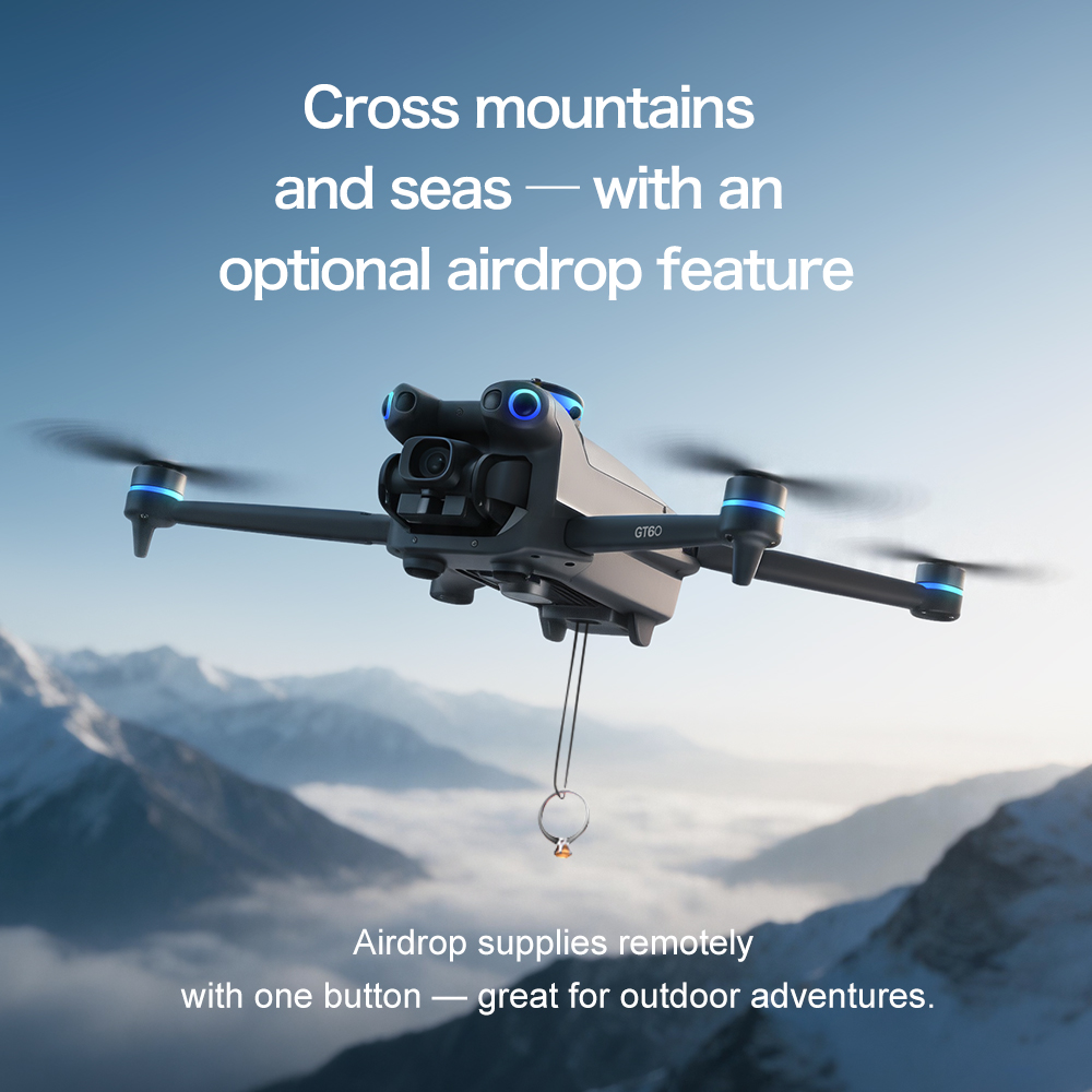 NEW GT60 Mini Drone Dual Camer - Drone Kit Long Range recension och pris